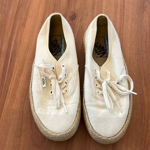 Vans Authentic Classic White Espadrilles